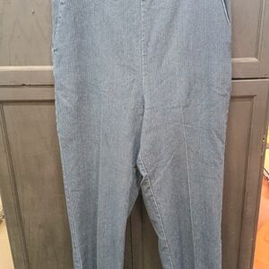 Laura Scott Blue Denim Pants